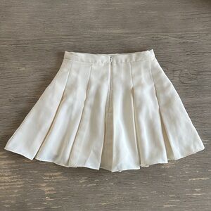 Amanda Uprichard ivory cream Skort